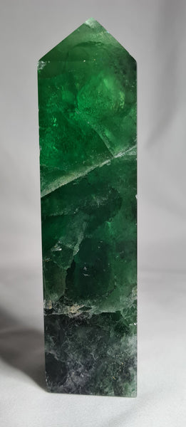 Green Fluorite Tower - unique piece 13.5cm