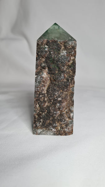 Green Fluorite Tower - unique piece 10.5cm