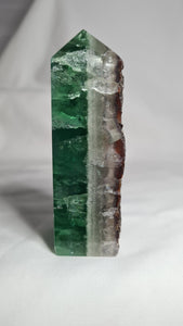 Green Fluorite Tower - unique piece 10.5cm