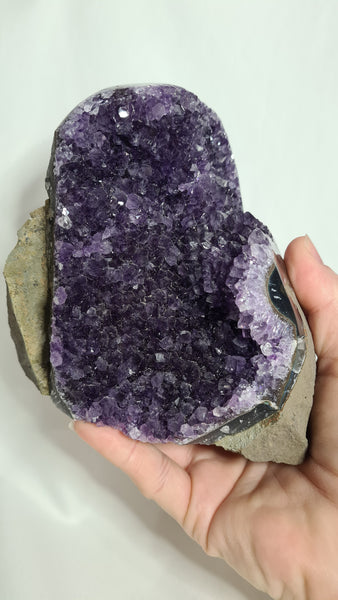 Amethyst Cluster A Grade Polished cut - 1.5kg