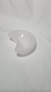 Selenite Moon Bowl