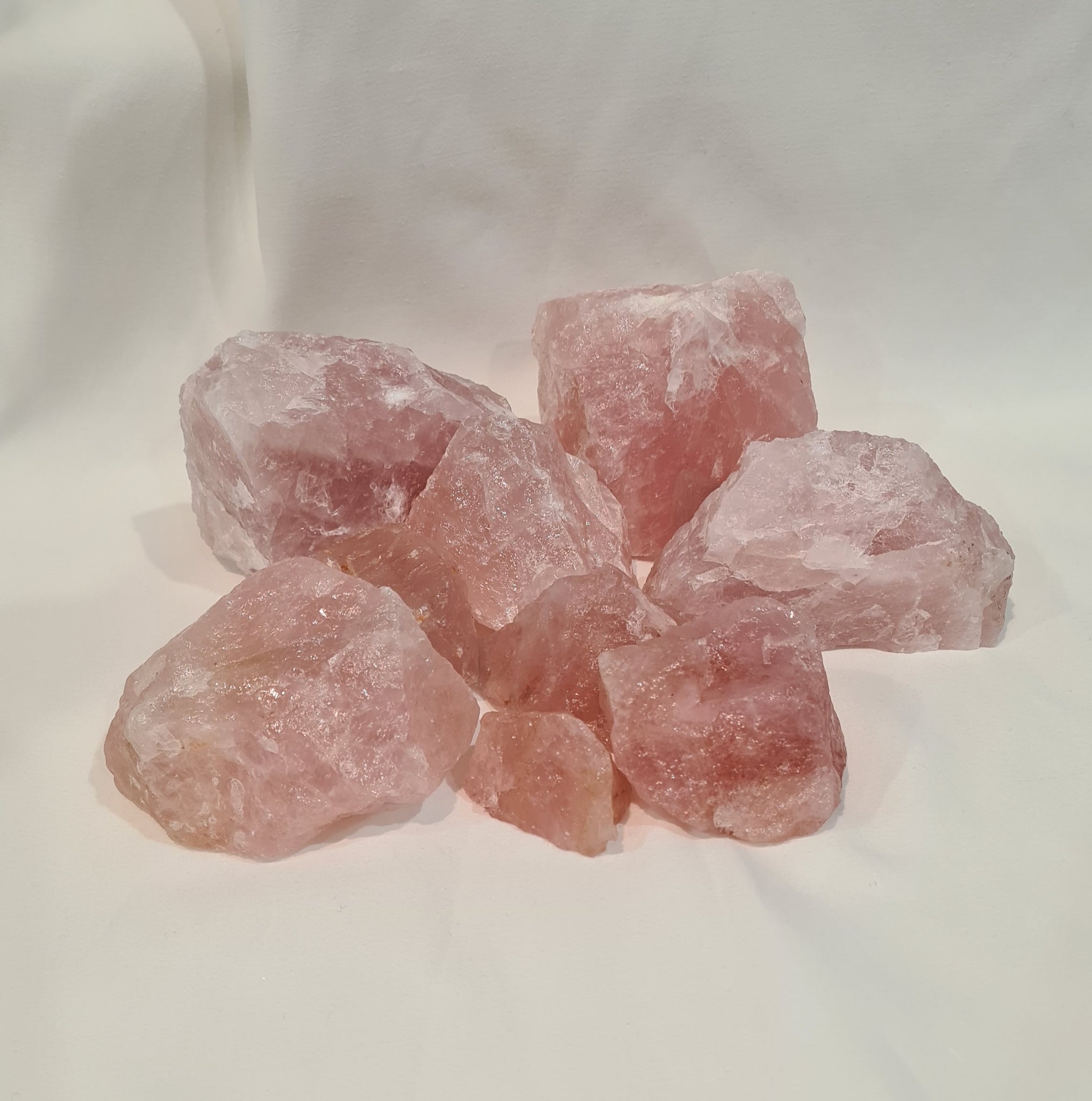 Rose Quartz rough chunks