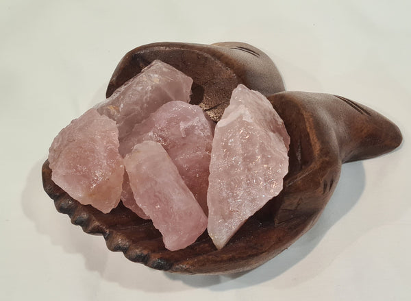 Rose Quartz rough chunks