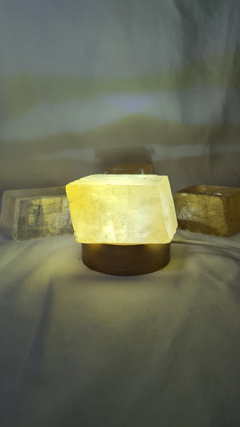 Honey Calcite cubes