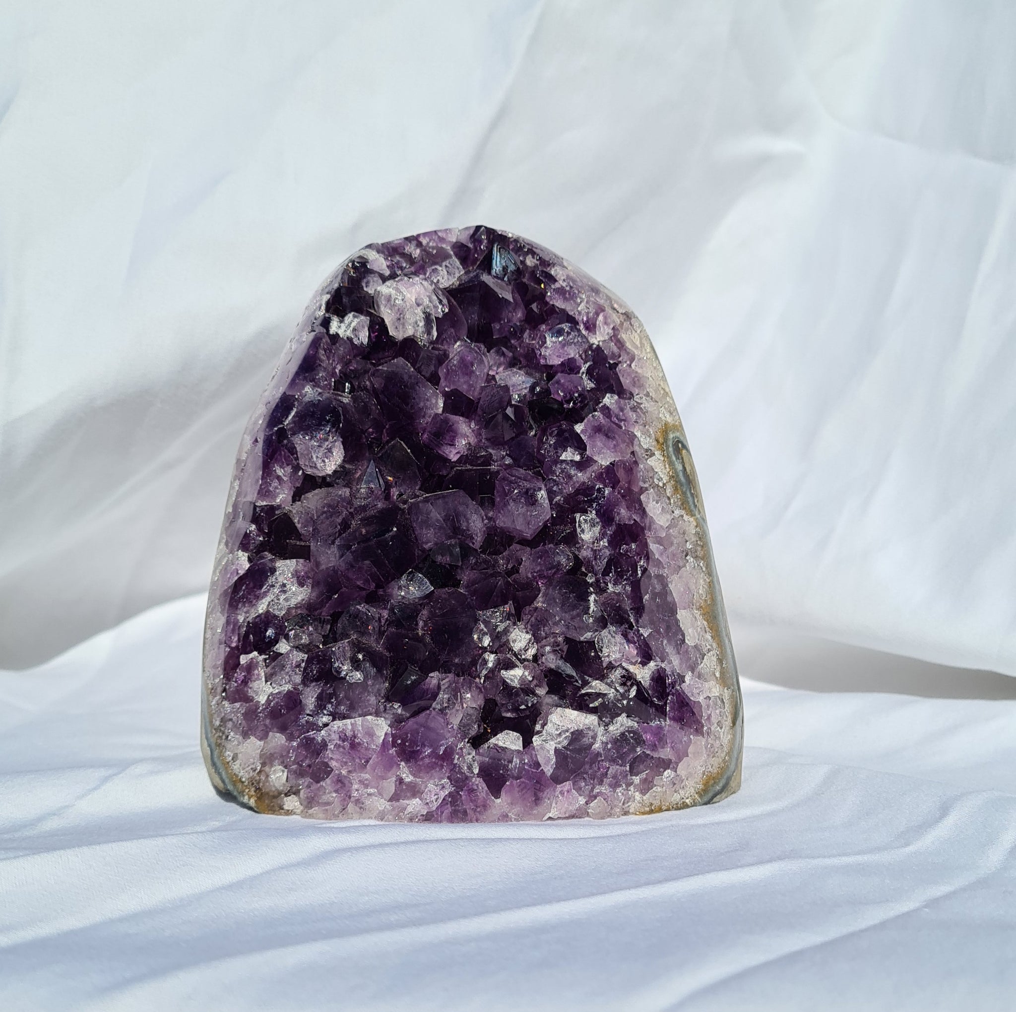 Amethyst Cluster A Grade Polished cut - 1.530kg