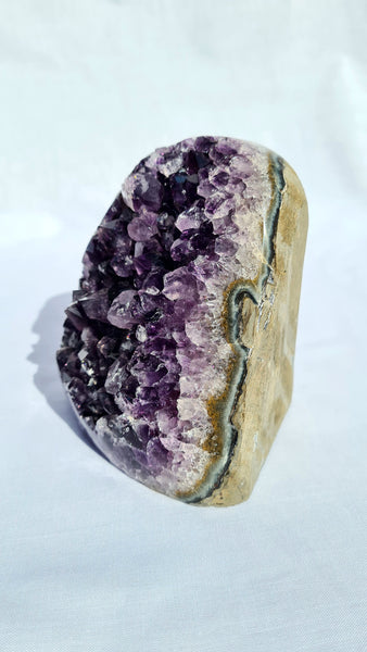 Amethyst Cluster A Grade Polished cut - 1.530kg