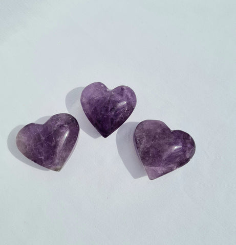 Amethyst Heart - Puffy