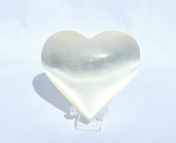 Selenite Heart - Large