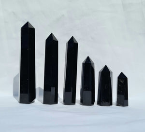 Black Obsidian point