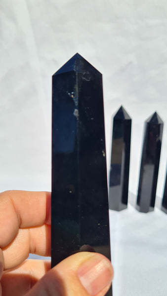 Black Obsidian point