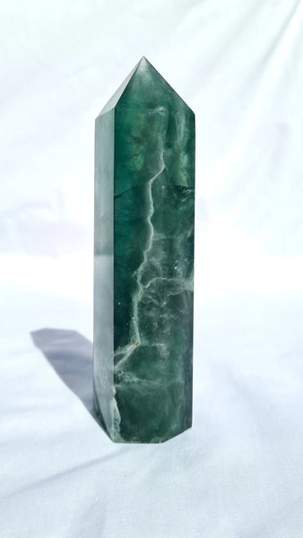 Fluorite Tower Green - unique piece 17cm - 695gm