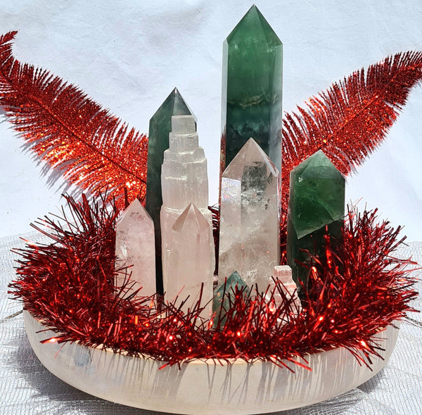 Selenite tower - 15cm