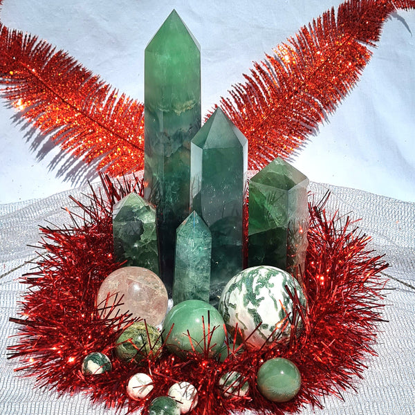 Fluorite Tower Green - unique piece 17cm - 695gm