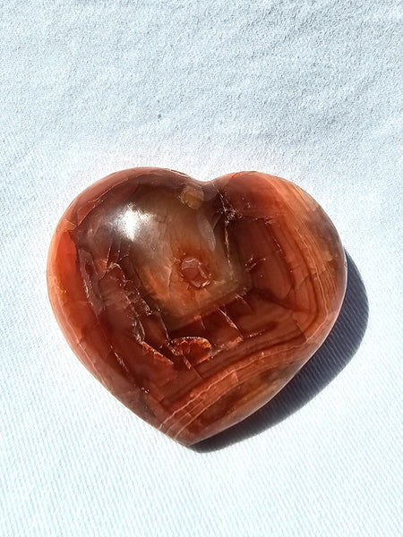 Carnelian heart - 80 grams