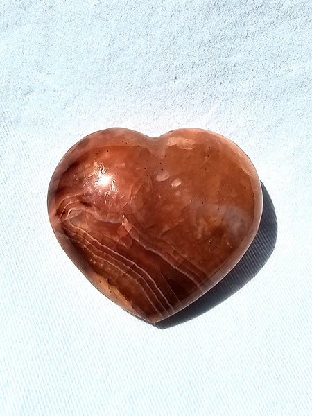 Carnelian heart - 80 grams