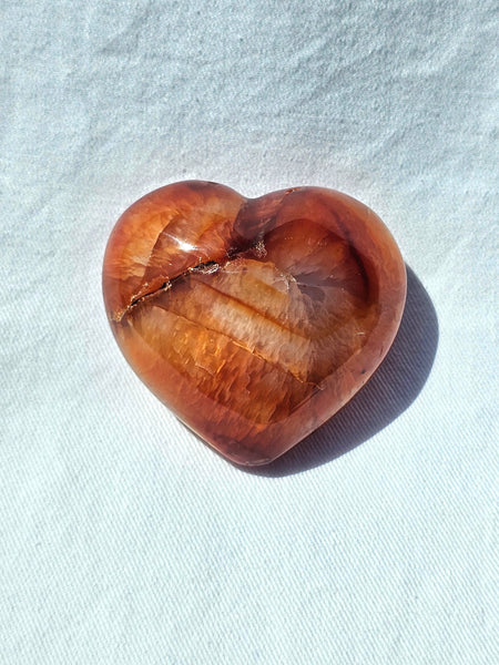 Carnelian heart - 125 grams