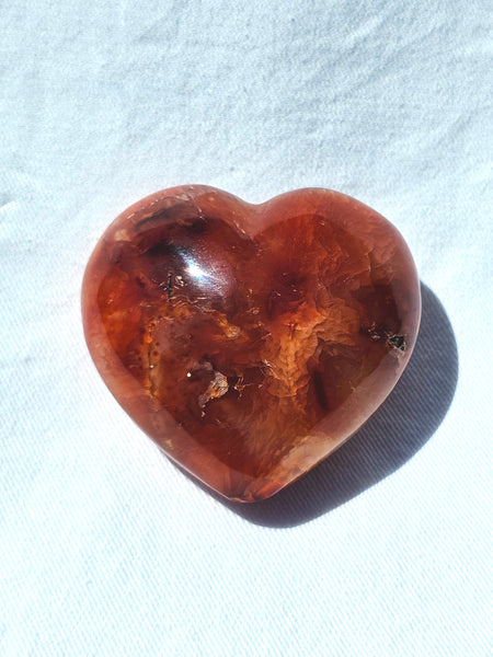 Carnelian heart - 125 grams