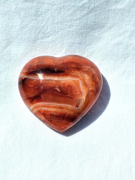 Carnelian heart - 95 grams