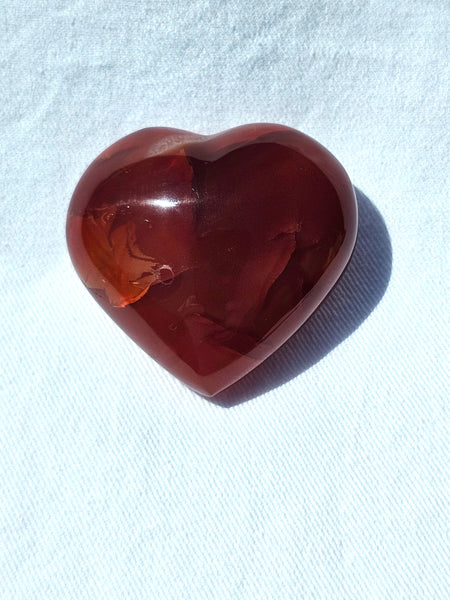 Carnelian heart - 60 grams