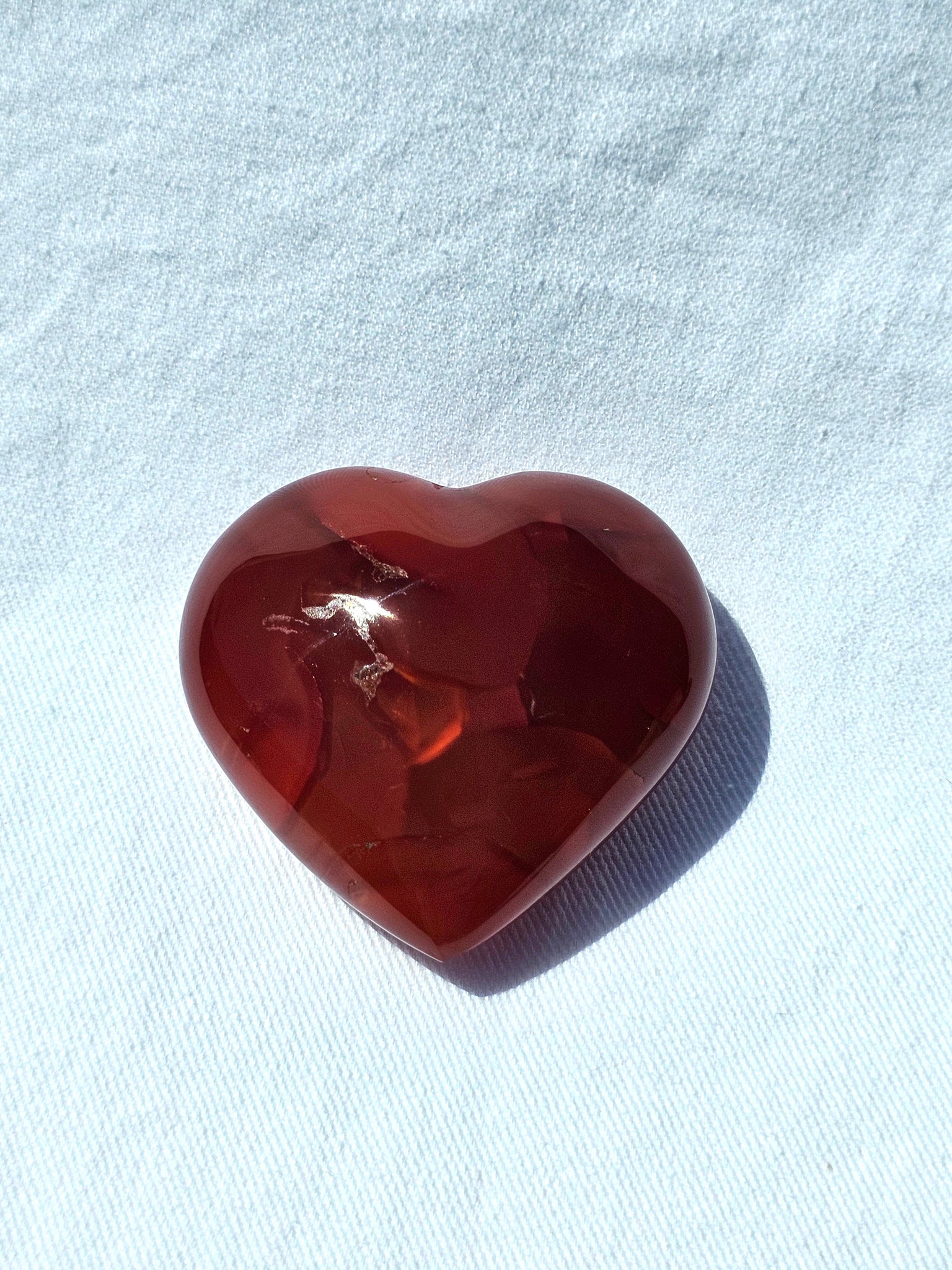 Carnelian heart - 60 grams