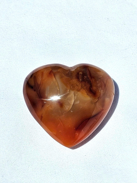 Carnelian heart - 135 grams