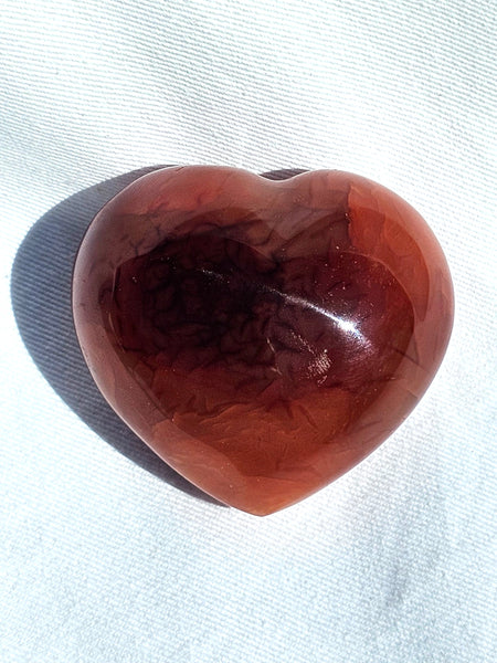 Carnelian heart - 105 grams