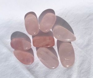 Rose Quartz tumbled stone