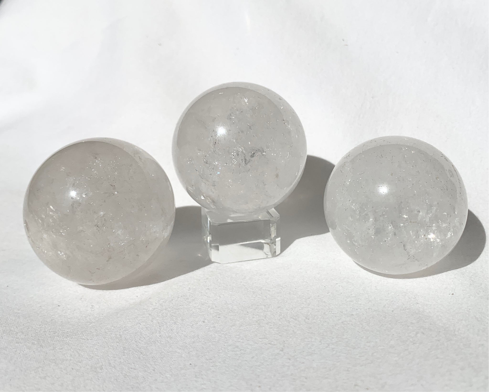 Clear Quartz sphere - medium