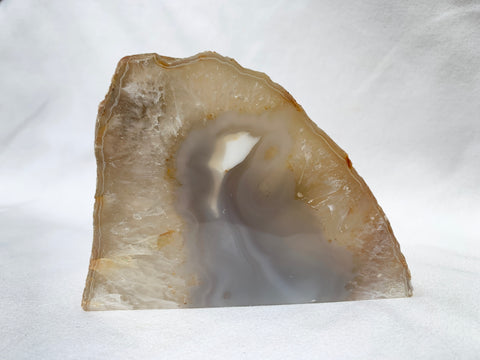 Agate end - Unique golden piece 540 grams