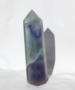 Rainbow Fluorite tower - unique piece 16 cm