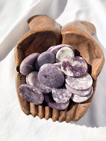 Lepidolite Worry stone