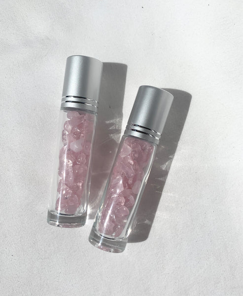 Essential oil crystal roller