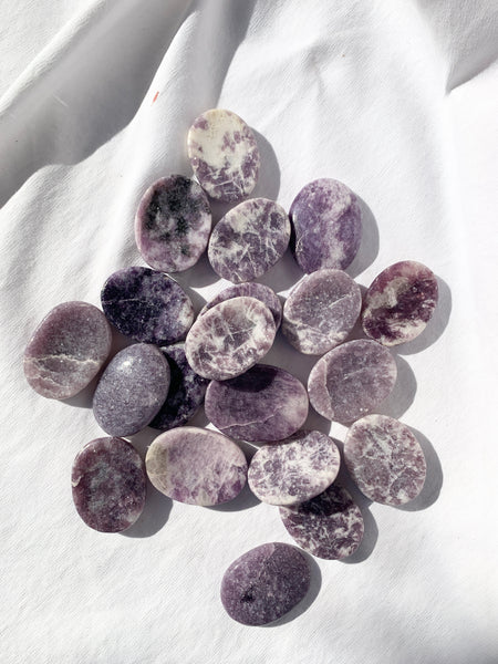 Lepidolite Worry stone