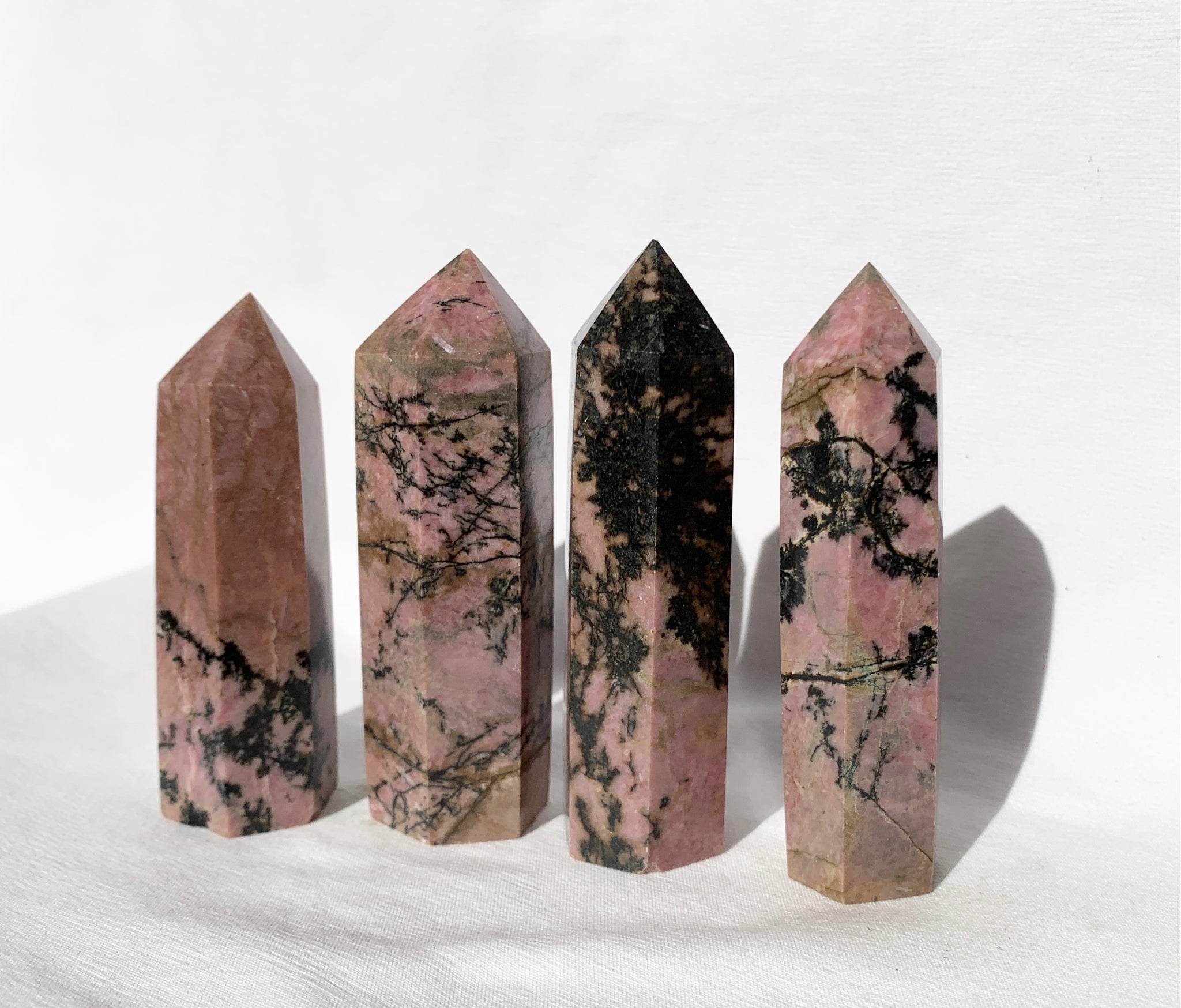 Rhodonite point