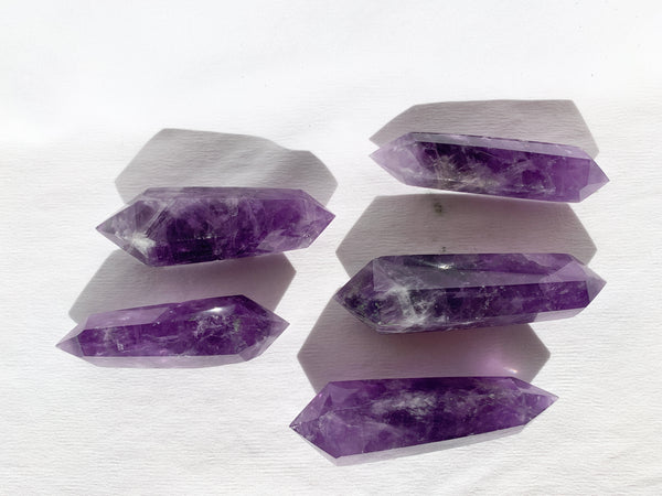 Amethyst double terminated point