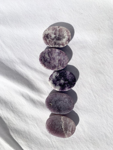 Lepidolite Worry stone