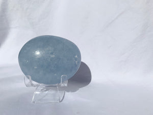 Blue Calcite palm stone