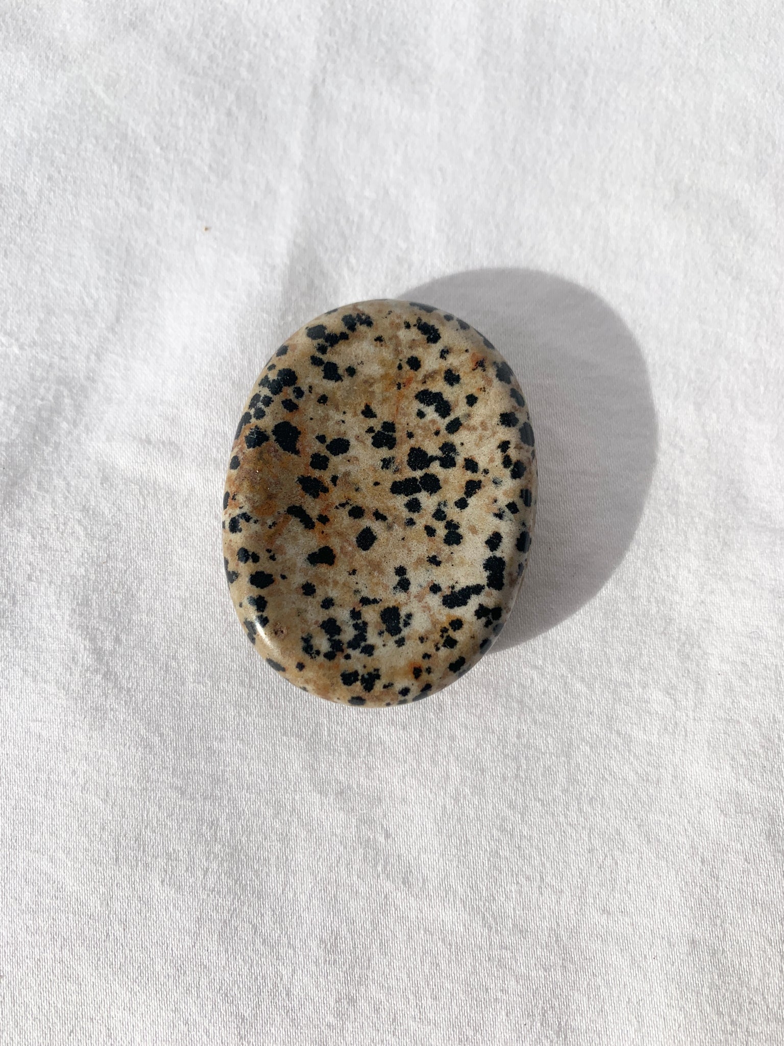 Dalmatian Jasper worry stone